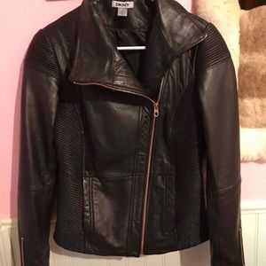DKNY leather jacket